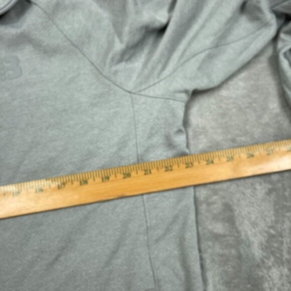 Bench Full-Zip Gray Lightweight Jacket L Urbanwear Textured Logo a0317 - Picture 5 of 9